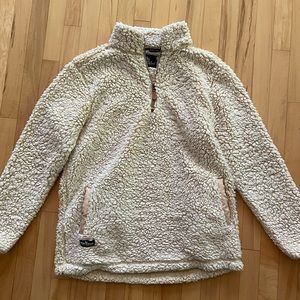 Simply Southern White Fuzzy Pullover